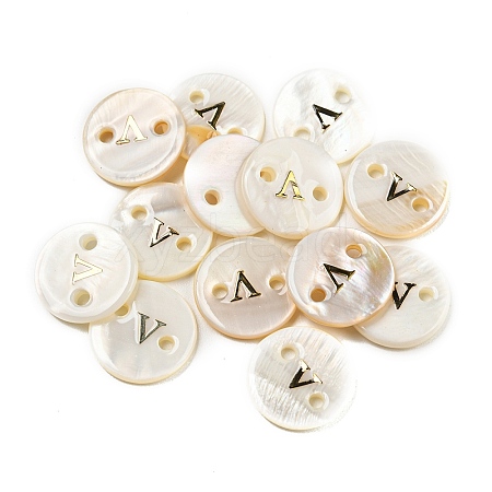 Freshwater Shell Buttons BUTT-Z001-01V-1