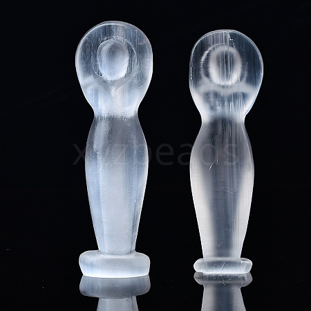 Goddess Natural Selenite Figurines DJEW-PW0021-21-1