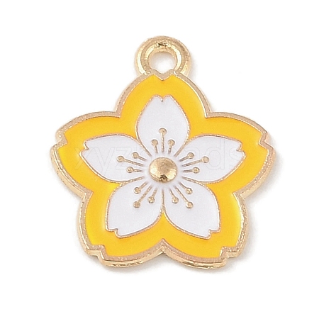 Alloy Enamel Pendants ENAM-Z010-25B-KCG-1