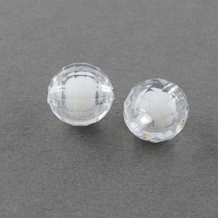 Transparent Acrylic Beads TACR-S086-18mm-01-1