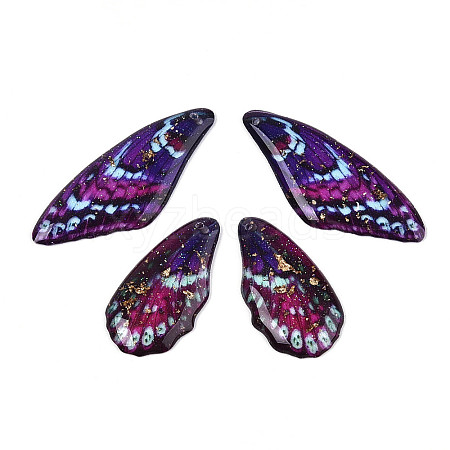Epoxy Resin Pendants RESI-N045-02B-1
