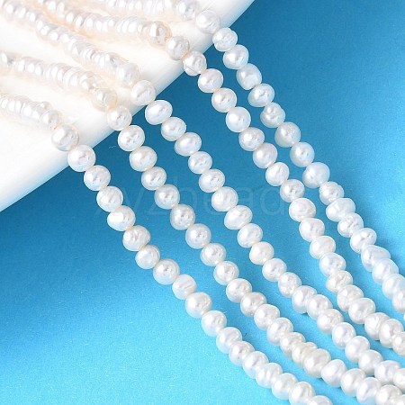 Natural Cultured Freshwater Pearl Beads Strands PEAR-I007-07N-03A-1