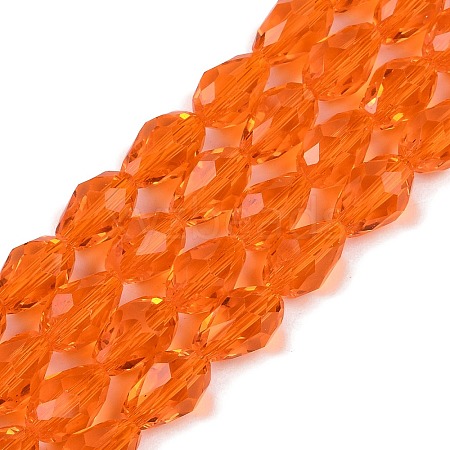 Transparent Imitation Jade Glass Beads Strands GLAA-N005-T10mm-D09-1