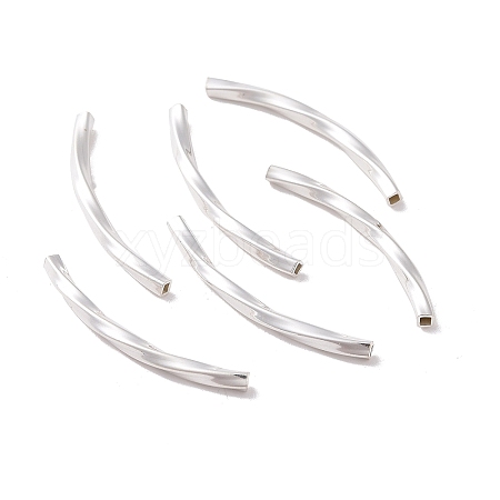 925 Sterling Silver Tube Beads STER-D035-13S-1