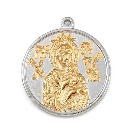 304 Stainless Steel Pendants STAS-K311-04GP-1