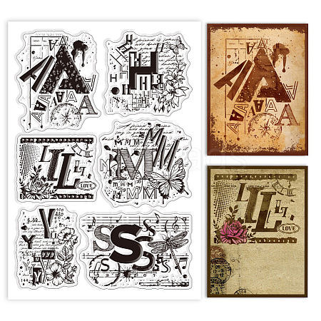 Custom PVC Plastic Clear Stamps DIY-WH0448-0269-1