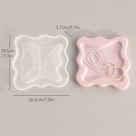 DIY Food Grade Silicone Storage Plate Molds PW-WG66931-01-1