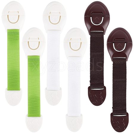 Gorgecraft 12Pcs 3 Style PVC ABS Baby Proofing Child Safety Locks AJEW-GF0003-32-1