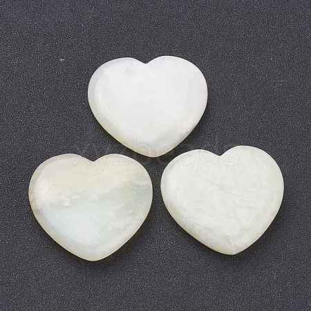 Natural Xiuyan Jade Heart Love Stone G-J391-07B-1