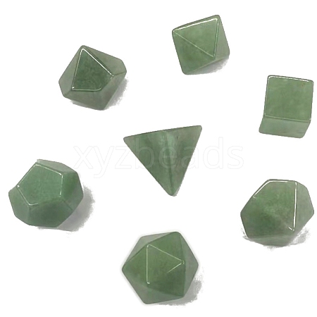 Natural Green Aventurine Mixed Shape Figurines Statues for Home Desk Decorations PW-WG17608-03-1