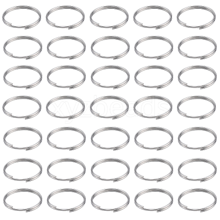 SOFPLATE 300Pcs 304 Stainless Steel Split Rings STAS-SP0001-66A-1