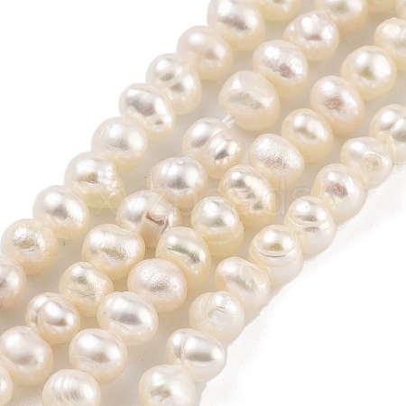 Natural Cultured Freshwater Pearl Beads Strands PEAR-C003-07C-1