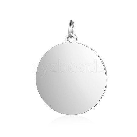 Tarnish Resistant 304 Stainless Steel Pendants STAS-S105-T638-1-20-1