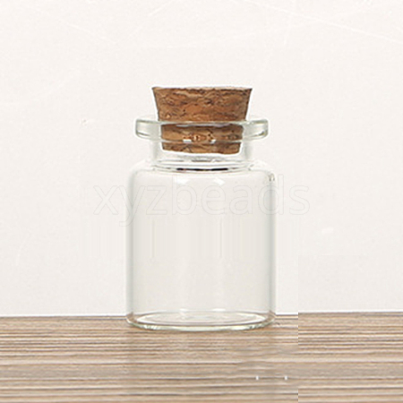 Glass Cork Bottles Ornament CON-PW0001-038B-1