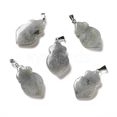 Natural Labradorite Pendants G-F714-01C-1