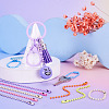 200Pcs 10 Colors Iron Ball Chain CH-TA0001-07-6