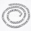 Non-Tarnish Trendy Men's Figaro Chain Necklaces NJEW-L450-06B-2