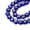 Handmade Evil Eye Lampwork Beads Strands LAMP-N029-008-3