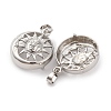 Brass Pendant Cabochon Settings KK-U074-16P-2