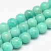 Natural Amazonite Bead Strands G-P204-02-12mm-1