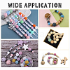 56Pcs 28 Colors Organic Wool Fabric Beads FIND-CA0003-74-7