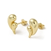 925 Sterling Silver Stud Earrings for Women EJEW-E307-12G-1