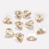 Faceted Glass Rhinestone Charms RGLA-F050-A-001GS-1