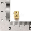 Rack Plating Brass Micro Pave Clear Cubic Zirconia Beads KK-G500-30G-B-3