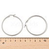Tarnish Resistant 304 Stainless Steel Big Hoop Earrings X-EJEW-F105-06P-4