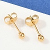Ion Plating(IP) 304 Stainless Steel Stud Earrings EJEW-L215-57A-G-3