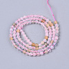 Natural Morganite Beads Strands G-T064-12-2