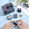 Transparent Plastic Badge Storage Boxes LS-CON-WH0083-017-3