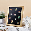 Wood & Plastic Rectangle Photo Frame Stand DJEW-WH0072-13C-03-5