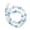 Electroplate Glass Beads Strands EGLA-D300-06-8mm-22-3
