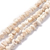 Natural Magnesite Beads Strands X-TURQ-P001-02A-11-1