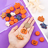 CHGCRAFT 8 Style Halloween Theme Food Grade Eco-Friendly Silicone Beads SIL-CA0001-68-3