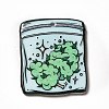 Weed Pattern Theme Printed  Acrylic Pendants MACR-G061-03B-2