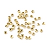 Rack Plating Brass Round Beads KK-A235-01G-02-1