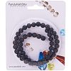 Natural Lava Rock Stone Bead Strands G-PH0028-8mm-04-7