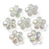 UV Plating Luminous Transparent Acrylic Beads OACR-P010-16B-1