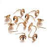 Brass Ear Stud Components KK-F782-03G-NF-1