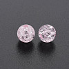 Transparent Crackle Acrylic Beads MACR-S373-66-N02-3