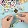 100Pcs Opaque Acrylic Beads OACR-PA0001-31C-3