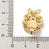 Brass Micro Pave Cubic Zirconia Box Clasps KK-U037-34G-4