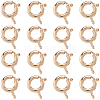 20Pcs Brass Spring Ring Clasps KK-BBC0027-68A-G-1