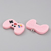 10Pcs Opaque Resin Pendants RESI-WH0035-46F-2