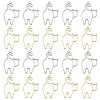20Pcs 2 Colors Alloy Open Back Bezel Pendants FIND-FS0005-14-1