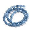 Natural Aquamarine Dyed Beads Strands G-B106-A10-01-4