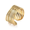 304 Stainless Steel Cuff Open Ring Setting SA-CBA37BC-10G-1