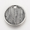 Tibetan Style Alloy Pendants X-TIBEP-Q078-20AS-NR-5